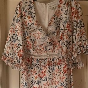 Sachin and Babi Floral Gown